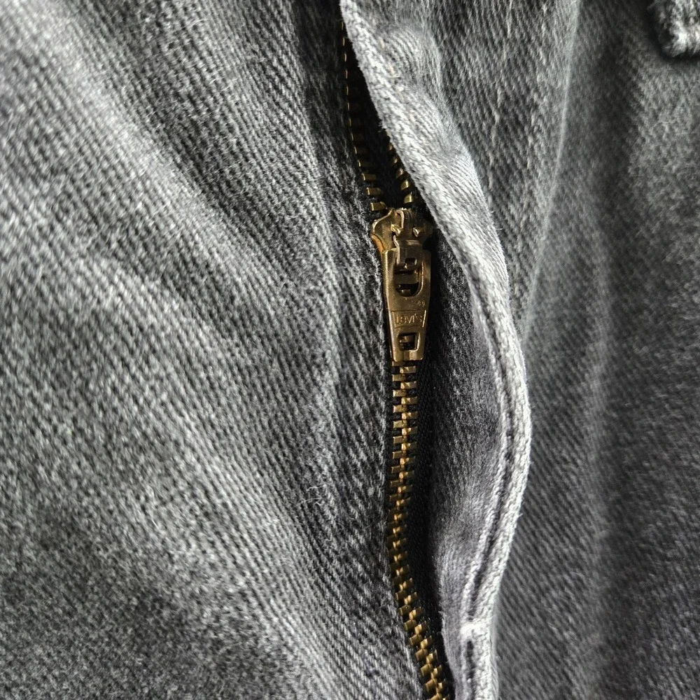 VINTAGE Levi's 505 Men Jeans 34X34 Black Denim Regular Straight 90s‎ USA